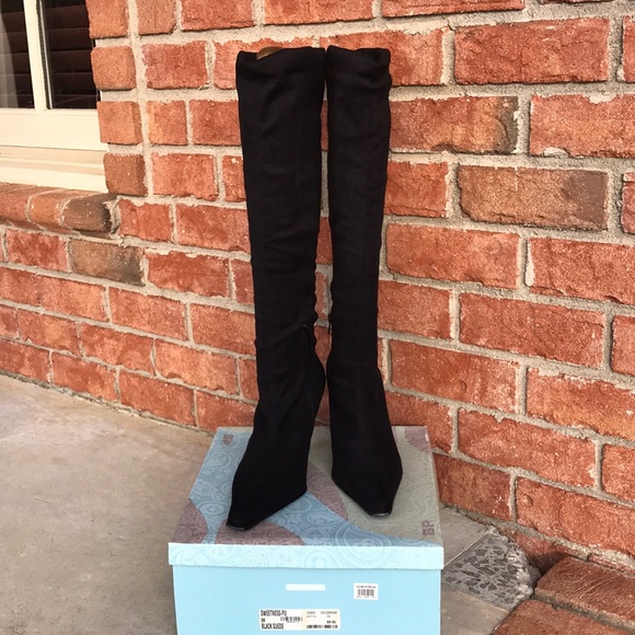 BP Nordstrom faux suede tall boots - Picture 2 of 7